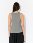 LOGO TANK TOP in GREY WHITE