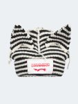 CHUNKY EARS BEANIE EXCLUSIVE in ECRU BLACK